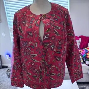 Appleseed's Fuchsia Floral Top